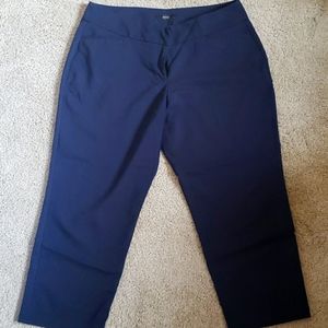 Navy Capris